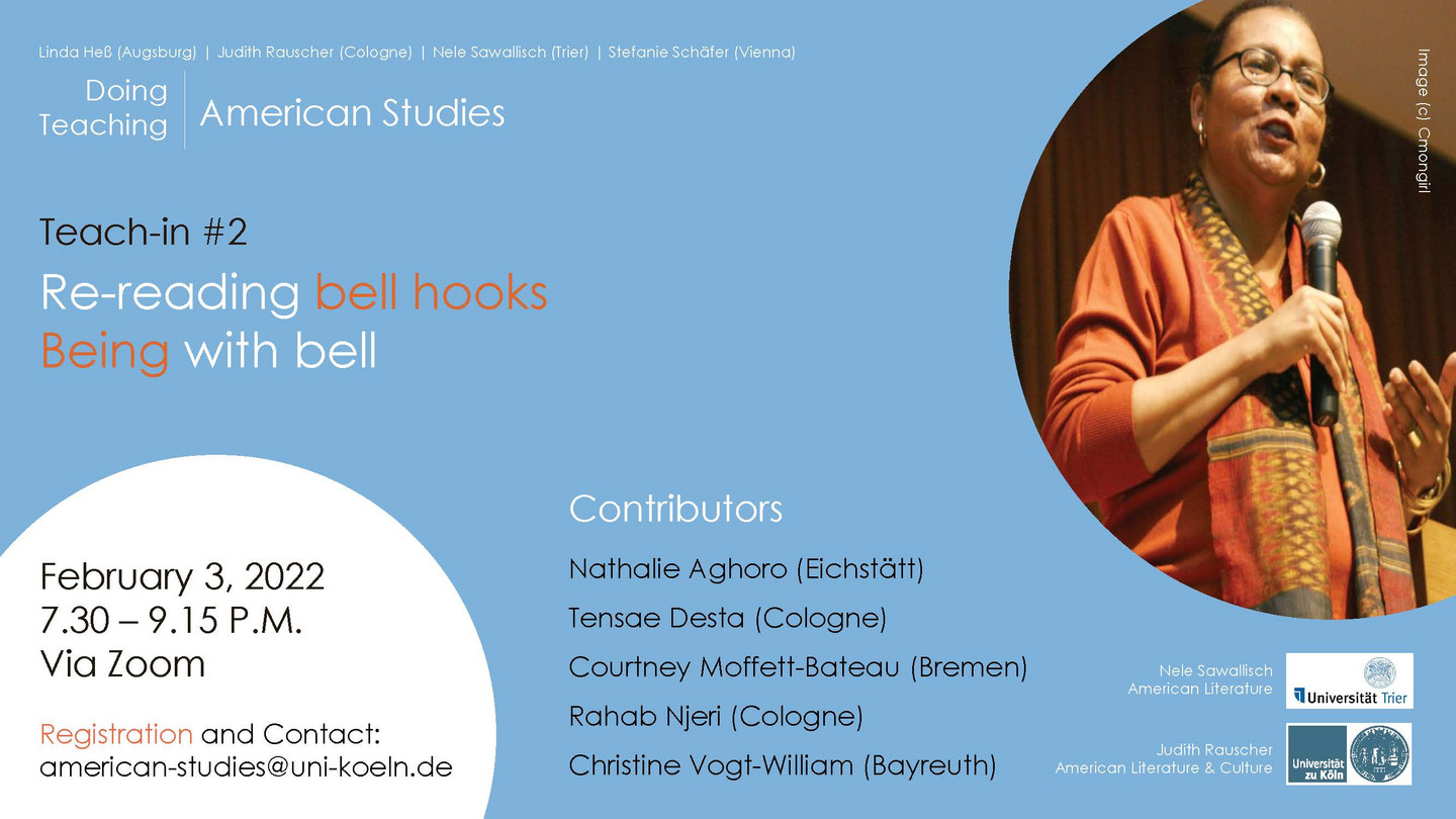 Poster for the Teach-in on bell hooks